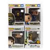 Image 1 : LOT OF 4 ASSORTED FUNKO POP VINYL FIGURES.