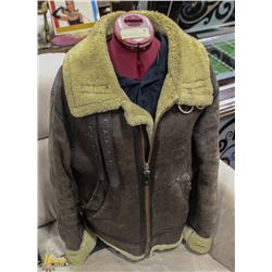 WWII USA AIR FORCE B3 BOMER JACKET 100% SHEEPSKIN
