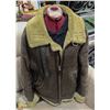 Image 1 : WWII USA AIR FORCE B3 BOMER JACKET 100% SHEEPSKIN
