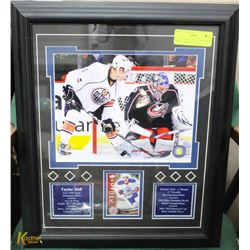 COLLECTIBLE TAYLOR HALL FIRST GOAL COMMEMORATIVE