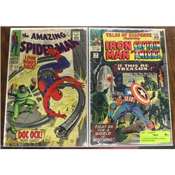 12 CENT COVER PRICE COMICS FROM THE 1960'S