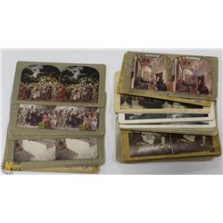 37 STEREOSCOPE VIEWING CARDS