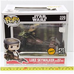 STAR WARS LUKE SKYWALKER WITH SPEEDER BIKE FUNKO