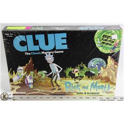 RICK AND MORTY CLUE GAME.