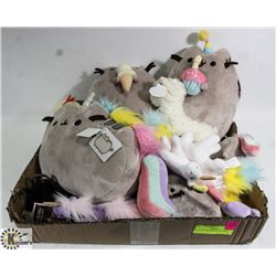 FLAT OF ASSORTED PLUSH TOYS. - ON CHOICE