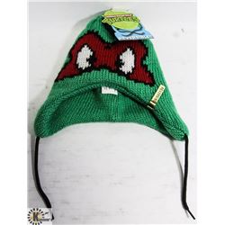 TEENAGE NINJA MUTANT TURTLES REVERSIBLE TOQUE.