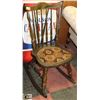 Image 1 : VINTAGE WOOD ROCKING CHAIR