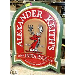 ALEXANDER KEITH'S INDIA PALE ALE BAR