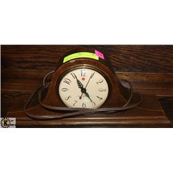 GENERAL ELECTRIC CLOCK 12.5" LONG X 5" TALL