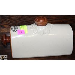 VINTAGE PIG NOSE LARGE ENGLISH BED WARMER