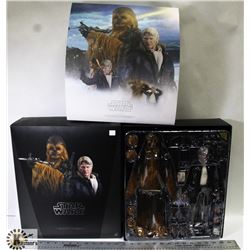 SIXTH SCALE STAR WARS HAN SOLO & CHEWBACCA MMS376