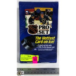 1990-91 PRO SET SEALED BOX OF HOCKEY CARDS