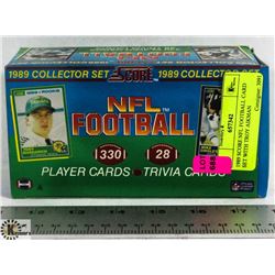 1989 SCORE NFL FOOTBALL CARD SET WITH TROY AIKMAN