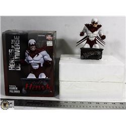HEROES OF THE UNIVERSE HAWK FIGURE.