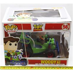 POP! RIDES WOODY WITH RC FUNKO POP FIGURE.