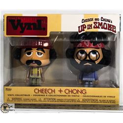 VINYL CHEECH & CHONG UP IN SMOKE FIGURES.