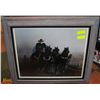 Image 1 : FRAMED "THE WAGON MAN" BY JOHN STONE 1996 ART