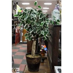 38 INCH TALL ARTIFICIAL TREE IN WICKER STYLE