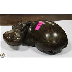 HIPPO SOAP STONE ORNAMENT