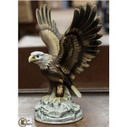 ESTATE PORCELAIN BALD EAGLE ORNAMENT