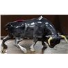 GERMAN PORCELAIN BULL ORNAMENT