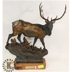 BRONZE MOUNTAIN BULL ORNAMENT BY TERRY MURPHY