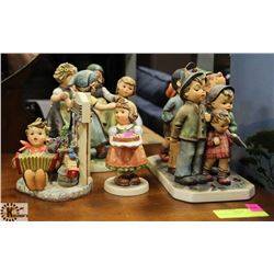 LOT OF 4 GOEBEL GERMAN ORNAMENTS