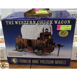 THE WESTERN CHUCK WAGON FRANKLIN MINT MODEL