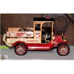 MILLER BEER ANTIQUE AUTO ORNAMENT