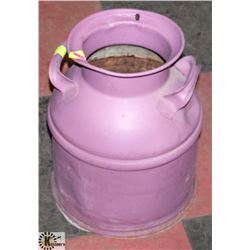 VINTAGE PAINTED CREAM CAN