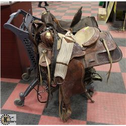 ANTIQUE HORSE SADDLE