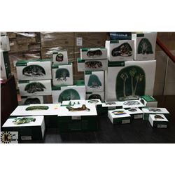 LARGE LOT OF DEPARTMENT 56 VILLAGE ACCESSORIES