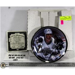 WAYNE GRETZKY LIMITED EDITION COLLECTOR PLATE