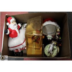 BOX OF ASSORTED ORNAMENTS