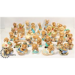 SHELF 6) LARGE LOT OF ASSORTED PENDELFIN ORNAMENTS