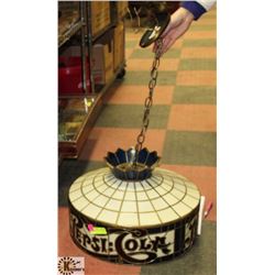 STAINED GLASS STYLE PEPSI LAMP SHADE.