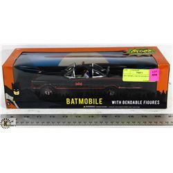 BAT MOBILE WITH FIGURES IN BOX.