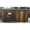 Image 1 : ANTIQUE WOODEN CASED RADIO - FOR REPAIR OR DECOR