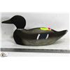 Image 1 : ANTIQUE HAND CARVED WOODEN DUCK DECOY.