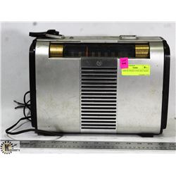 1940S SILVER RCA PORTABLE RADIO.