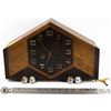 Image 1 : VINTAGE ART DECO MANTLE CHIME CLOCK