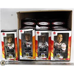 LOT OF 13-2002 CANADIAN OLYMPIC BOBBLE HEADS-