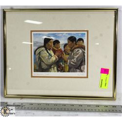 AFTERNOON CHAT BY NORI PETER SIGNED PRINT