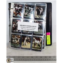 1989 JOGO CFL FOOTBALL CARD SET