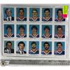 Image 1 : 1984-85 UNCUT EDMONTON OILERS RED ROOSTER CARDS