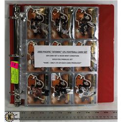 2003 CFL ATOMIC FOOTBALL CARD SET LIMITED TO 175