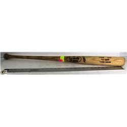 FLORIDA MARLINS GAME USED PAT RAPP BASEBALL BAT