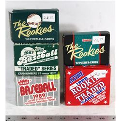 LOT OF VARIOUS 1987-89 BASEBALL CARD SETS