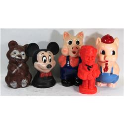 COLLECTION OF VINTAGE BANKS