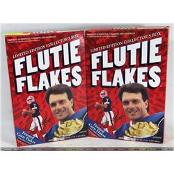2 BOXES OF SEALED LIMITED EDITION FLUTIE FLAKES